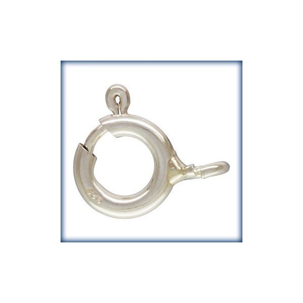 Argolla Resorte Plata