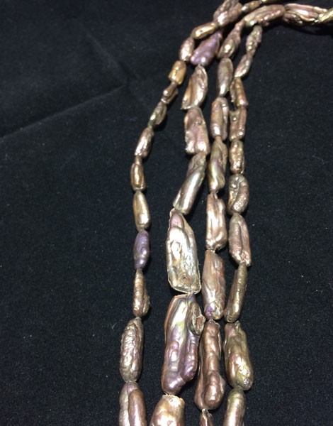 Perla rama vertical color café claro