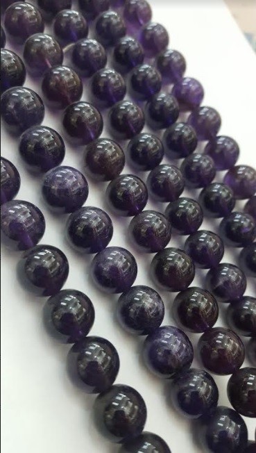 Amatista Bolita lisa 14mm