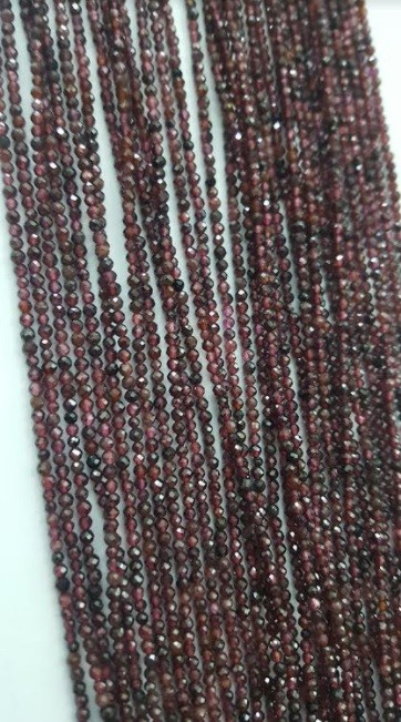 Granate Bolita facetada 2mm