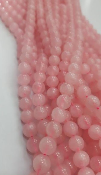 Cuarzo Rosa bolita 8mm
