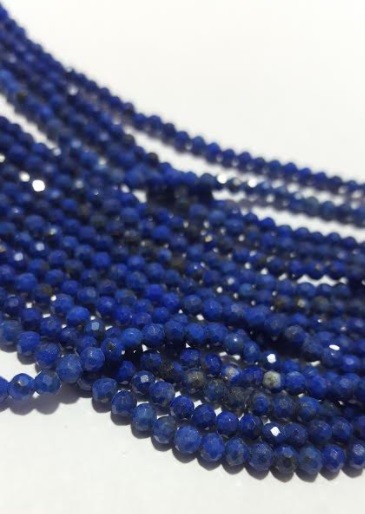 Lapislázuli bolita facetada 3mm