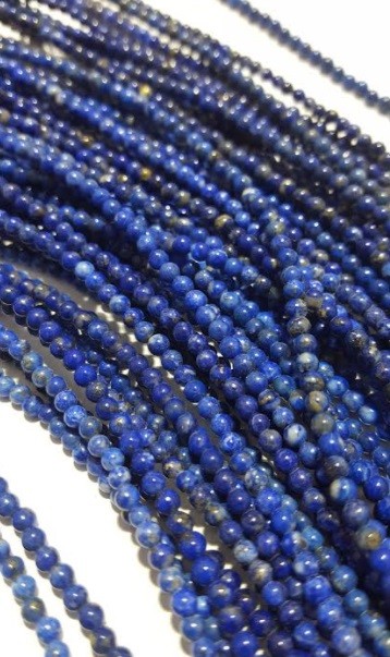 Lapislázuli bolita3mm lisa