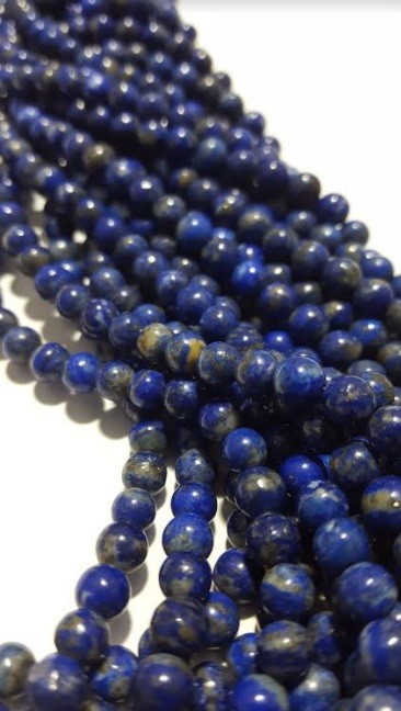 Lapislázuli bolita 6mm lisa