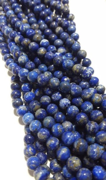 Lapislázuli bolita 8mm lisa