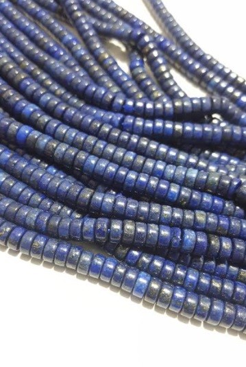 Lapislázuli Rueda lisa 6x3mm