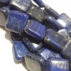 Lapislázuli cuadrada plana 16x16x5.5mm