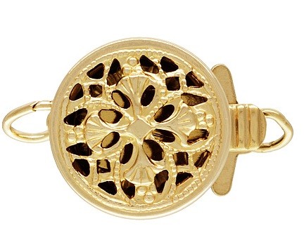 Broche calado redondo de una vuelta 9mm