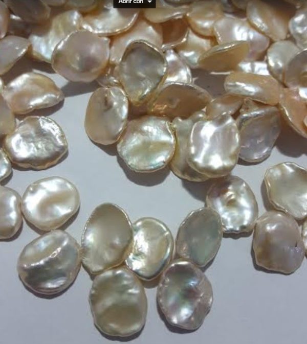 Perla Keshi cultivada rosa