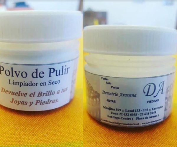 Polvo para pulir metal.