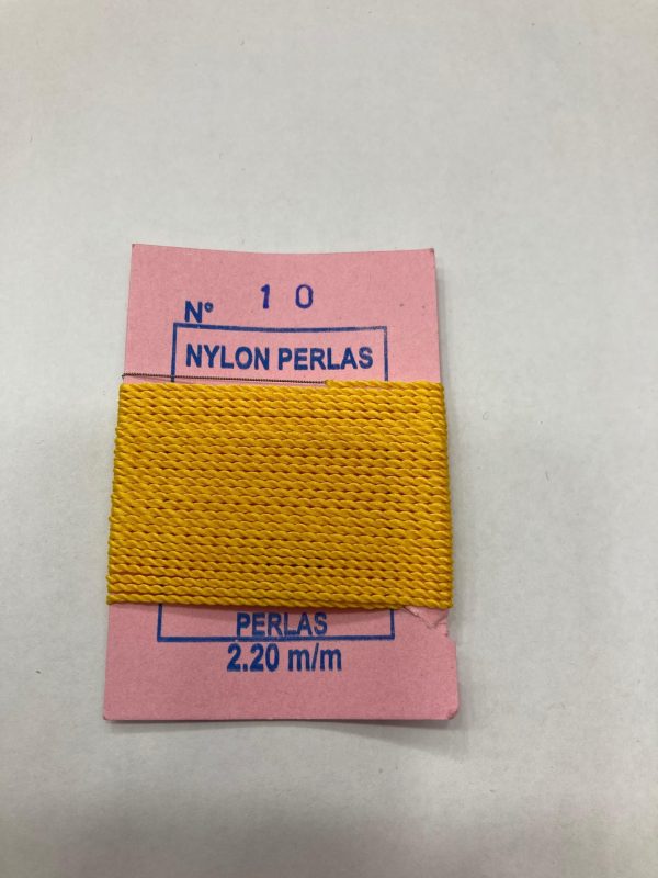 HILO COLOR AMARILLO N10