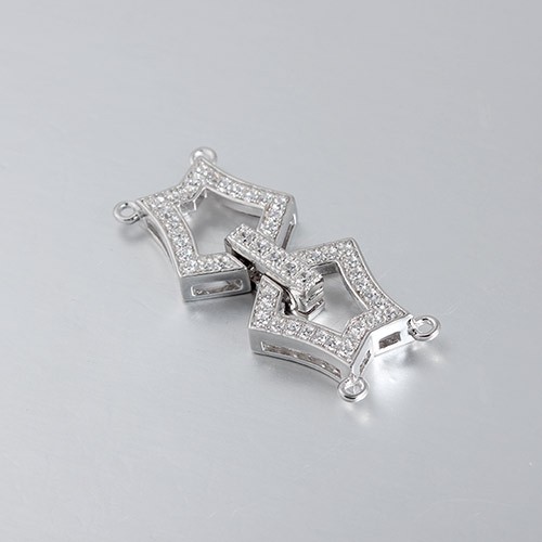 BROCHE FORMA HEBILLA 2 VUELTAS CON CIRCÓN BROCHE FORMA HEBILLA 2 VUELTAS CON CIRCÓN