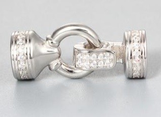 BROCHE ARGOLLA CON CASQUILLA CON CIRCÓN