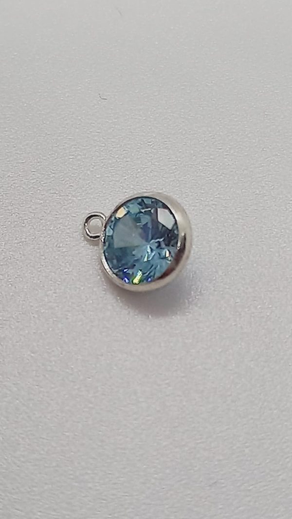 DIJE PUNTO DE LUZ 6MM AG