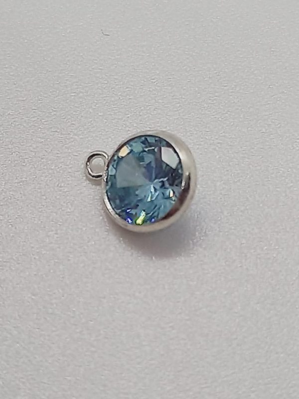 DIJE PUNTO DE LUZ 6MM AG