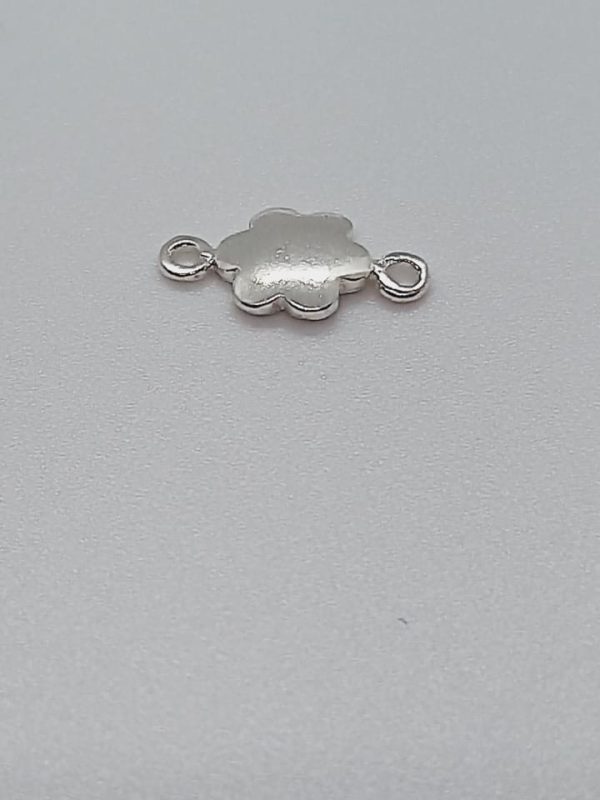 Flor doble argolla lisa AG