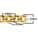 cadena de bordillo 0.85mm x 0.56mm GF