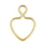 ADORNO CORAZON ALAMBRE 10 mm GF