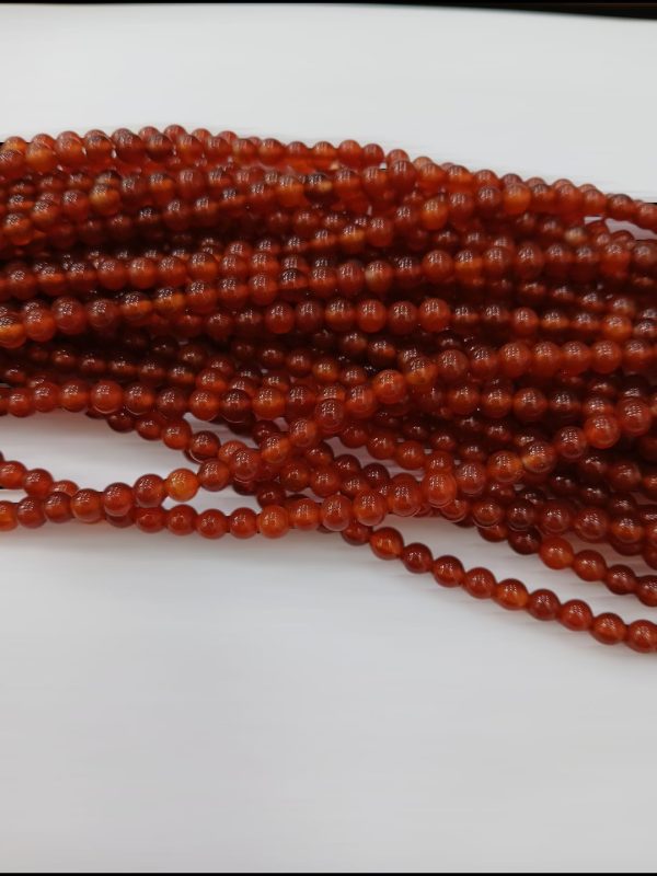 PIEDRA CORNALINA 4mm