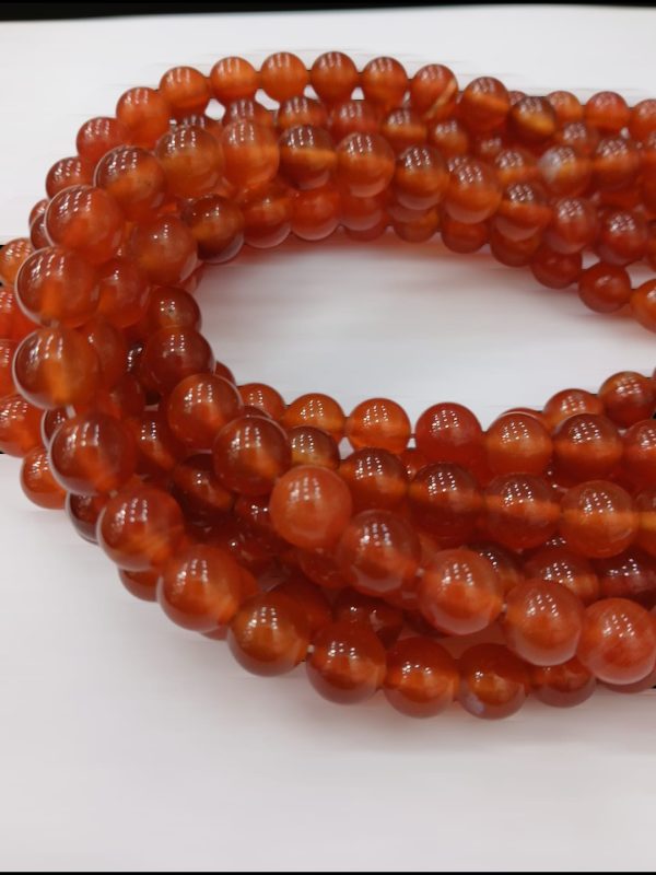 PIEDRA CORNALINA 8mm