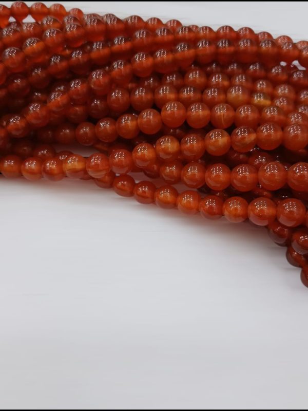 PIEDRA CORNALINA 6MM