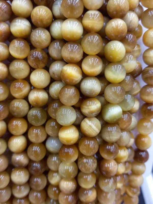 OJO DE TIGRE AMARILLO 4MM