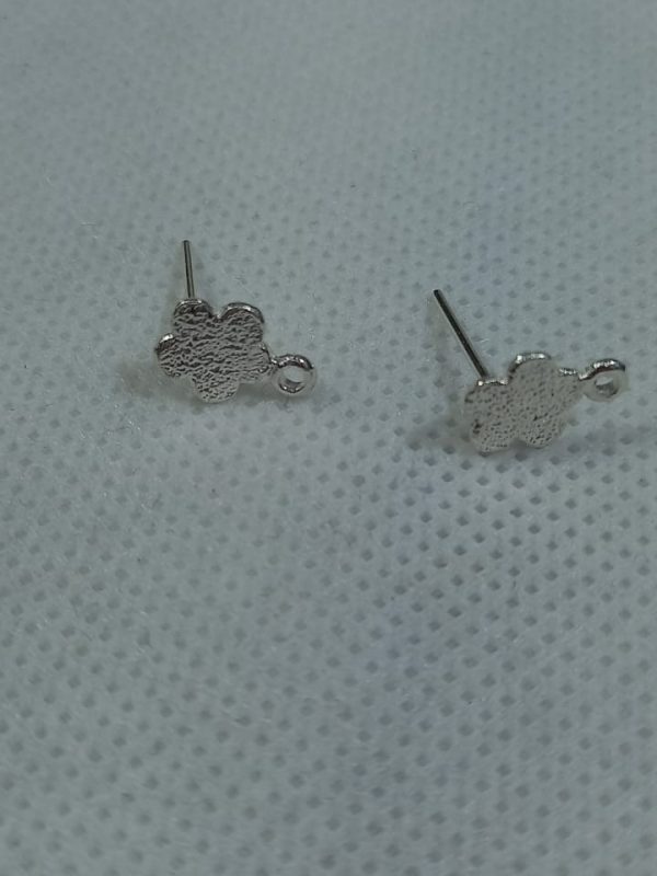 Aros con Argolla Flor AG